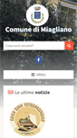 Mobile Screenshot of comune.miagliano.bi.it